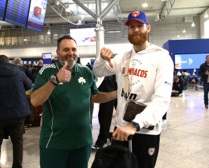 Ο Γουόκαπ έκλεψε την παράσταση σε απίθανη φωτογραφία με φίλο του Παναθηναϊκού