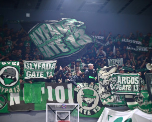 Ο κόσμος του Παναθηναϊκού αποθέωσε την ομάδα, παρά την απώλεια του Challenge Cup (video)