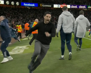«Το αφεντικό τρελάθηκε»: Ο έξαλλος πανηγυρισμός του Αρτέτα στο γκολ του Ντάουμαν (video)