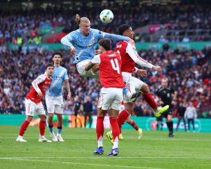H μεγάλη ευκαιρία του Χάαλαντ να ανοίξει το σκορ στον τελικό (video)