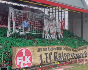 Φοβερό κορεό από τους φίλους της Καϊζερσλάουτερν: Έκαναν αναπαράσταση ενός γκολ από το 1996 (video)