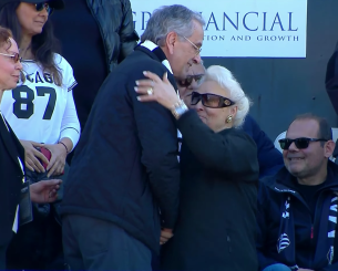 Ο Αντώνης Σαμαράς στο γήπεδο για την φιέστα της Καλαμάτας