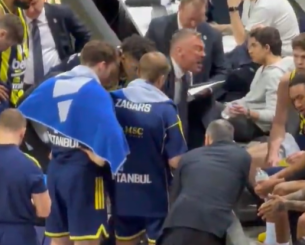 Ποιος είδε τον Σάρας και δεν τον φοβήθηκε: Έξαλλος ο Γιασικεβίτσιους στον πάγκο της Φενέρ (video)