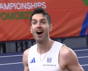 Η αντίδραση του Τεντόγλου στην πρώτη του προσπάθεια στο Παγκόσμιο κλειστού (video)