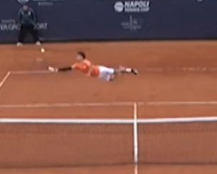 Τενίστας την... είδε Ντοναρούμα και έκανε απίθανη απόκρουση (video)