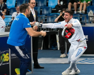 Ιστορικό χάλκινο μετάλλιο για τον Τζοβάνη στο Παγκόσμιο Πρωτάθλημα ξιφασκίας νέων