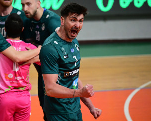 Μία νίκη μακριά από τον τελικό της Novibet Volley League o Μίλωνας - Νίκησε τον ΠΑΟΚ στη Νέα Σμύρνη