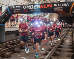 Ένας αγώνας δρόμου υπόγειος: Στο μετρό του Μπιλμπάο η κούρσα ήταν μέχρι... τερματικού σταθμού (video)