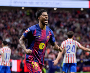 Ράσφορντ και Λεβαντόφσκι έκαναν τη δουλειά για την Μπαρτσελόνα κόντρα στην Ατλέτικο των δέκα παικτών