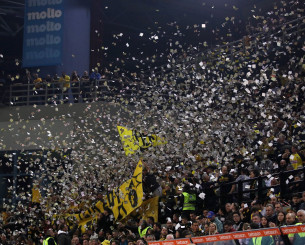 Τρέλα του κόσμου της ΑΕΚ για Ναντέρ: Άνοιξε το πάνω διάζωμα της Sunel Arena