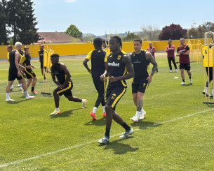 Πρώτη προπόνηση στα δυο καινούργια γήπεδα για τους παίκτες του Αρη