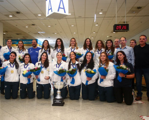 Επέστρεψαν στην Ελλάδα τα «χρυσά» κορίτσια του πόλο (video)