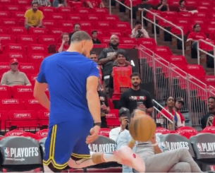 Ο Στεφ Κάρι «μιλάει» στη μπάλα και με τα πόδια! (video)