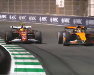 Η τρομερή προσπέραση του Πιάστρι στον Χάμιλτον σε... σύννεφο σκόνης (video)