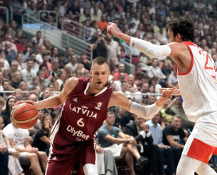 Πλήρης και έτοιμη για... μάχη η Εθνική Λετονίας του Πορζίνγκις ενόψει του τουρνουά Ακρόπολις