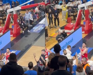 «Όχι από απόσταση»: Ο Παπανικολάου αρπάχτηκε με οπαδό του Πανιωνίου