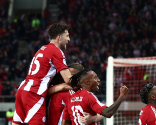 Τα στιγμιότυπα από τη νίκη τίτλου του Ολυμπιακού κόντρα στην ΑΕΚ