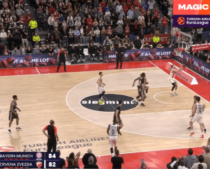 Το ασύλληπτο play ενός δευτερολέπτου από τον Σφαιρόπουλο που έστειλε το ματς στην παράταση (video)