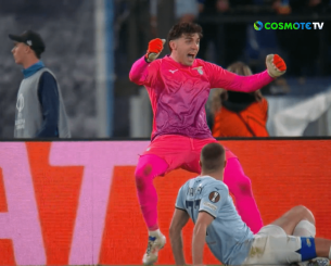 Ο έξαλλος πανηγυρισμός του Μανδά μετά τις δύο τρομερές αποκρούσεις του (videos)