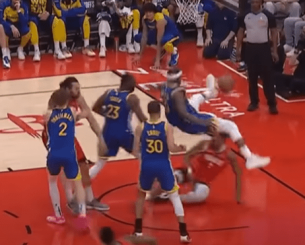 Απέφυγε το κάταγμα ο Μπάτλερ - Η πτώση του που... έκοψε την ανάσα (video)