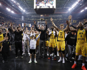 Video του Athletiko από τα πανηγύρια της ΑΕΚ για την πρόκριση στο Final 4 του BCL