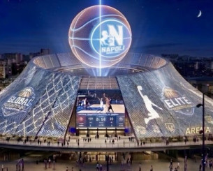 Αυτός είναι ο «Βεζούβιος»: Το υπερσύγχρονο γήπεδο που θέλει να χτίσει η Νάπολι για να μπει στην EuroLeague