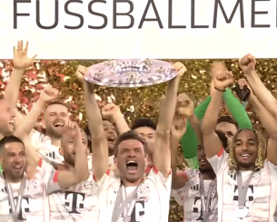 H Βundesliga... μεγαλώνει την «Meisterschale» για να μπορέσει να χωρέσει όλους τους πρωταθλητές (video)