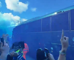 «Μπλε» λαοθάλασσα από τους οπαδούς της Έβερτον πριν το ντέρμπι με τη Λίβερπουλ