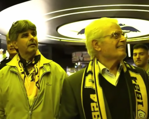 Μια ζωή ΑΕΚ - 91χρονος φίλαθλος γιόρτασε τα γενέθλιά του στην «Allwyn Arena»