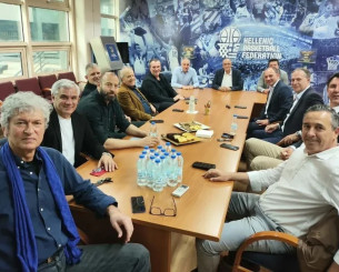 Συνάντηση ΕΣΑΚΕ και ΕΟΚ - Ο Νίκος Βεζυρτζής προσκάλεσε τον Βαγγέλη Λιόλιο στον τελικό του Europe Cup