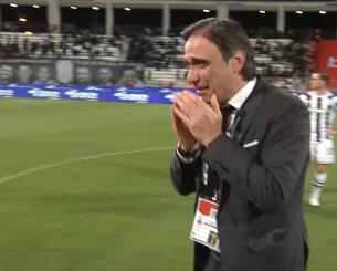 Ξέσπασε σε κλάματα ο Πουρσανίδης μετά την κατάκτηση του Κυπέλλου Ελλάδας Betsson (video)