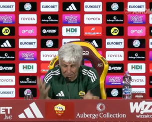 Ο Γκασπερίνι αποχώρησε με δάκρυα στα μάτια από τη συνέντευξη Τύπου πριν το Αταλάντα - Ρόμα (video)