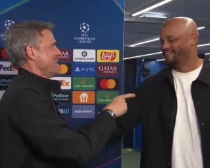 H επική ατάκα του Ενρίκε στον Κομπανί: «Το είδες από ψηλά, σου άρεσε;» (video)