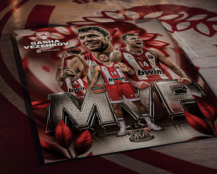 Ο Ολυμπιακός για τον MVP Βεζένκοφ: «Ασύγκριτος»