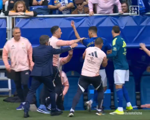 Ο Κάρμο τα άκουσε από τους οπαδούς της Οβιέδο και απάντησε με χειρονομίες προς την κερκίδα (video)