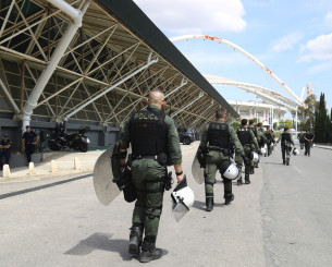 Ισχυρές αστυνομικές δυνάμεις στο T-Center ενόψει του Final Four της EuroLeague