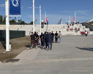 Τρεις προσαγωγές στον περιβάλλοντα χώρο του ΟΑΚΑ πριν τον τελικό της EuroLeague (video)