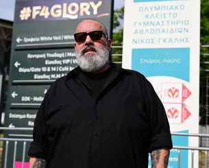 Στο T-Center ο Καραπαπάς για τον ημιτελικό του Ολυμπιακού με τη Φενέρμπαχτσε