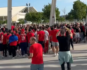Η πορεία των φίλων του Ολυμπιακού προς το T-Center