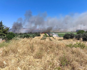 Σε ύφεση η φωτιά στα Σπάτα κοντά στο προπονητικό κέντρο της ΑΕΚ