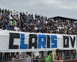 Το πανό των οπαδών της Αταλάντα για τον αδικοχαμένο οπαδό