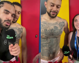 Επικός Μήτρου-Λονγκ άρπαξε το μικρόφωνο του Athletiko και έκανε τον ρεπόρτερ (video)