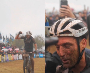 Ο προπονητής της Αργεντινής συμμετείχε σε αγώνα ανώμαλου δρόμου 88 χιλιομέτρων με ποδήλατο (video)