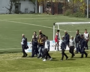 Στο γήπεδο της Αγυιάς ο Μάριος Ηλιόπουλος (video)