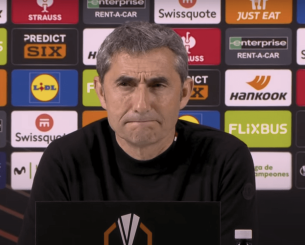 Παράπονα Βαλβέρδε: «Πιο ξεκάθαρο το χέρι του Γκαρνάτσο από το πέναλτι και την αποβολή»