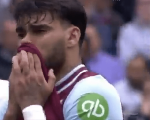 Έβαλε τα... κλάματα ο Λούκας Πακετά μετά από κίτρινη κάρτα που αντίκρισε (video)