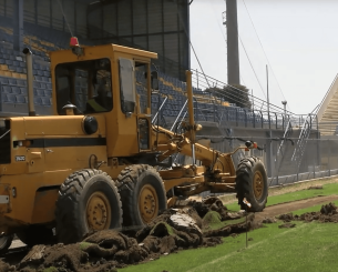 Ξεκίνησαν τα έργα στο γήπεδο του Αστέρα AKTOR ενόψει της νέας σεζόν (video)