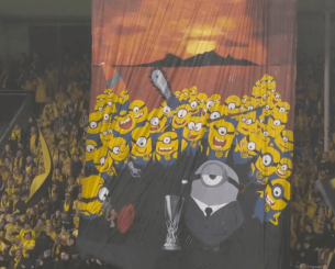 Μετά τον Σούπερ Μάριο οι Νορβηγοί «ξαναχτυπούν»: Πανό με Minions