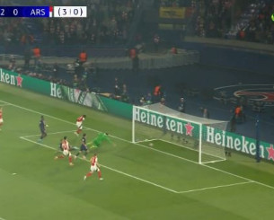 Ο Σάκα με δεύτερη προσπάθεια μειώνει σε 2-1 (video)