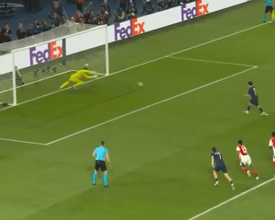 Η μεγάλη απόκρουση του Ράγια στο πέναλτι του Βιτίνια που «είδε» μόνο το... VAR (video)
